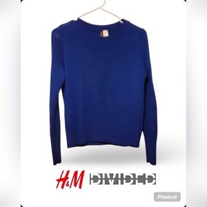 Divided H&M blue sweater (size: xs)
